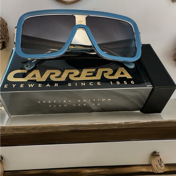 Carrera Flaglab 14 unisex sunglasses Festival Edition in blue - Picture 4 of 8